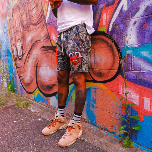 Camo Motion Athletics Varsity Mesh Shorts