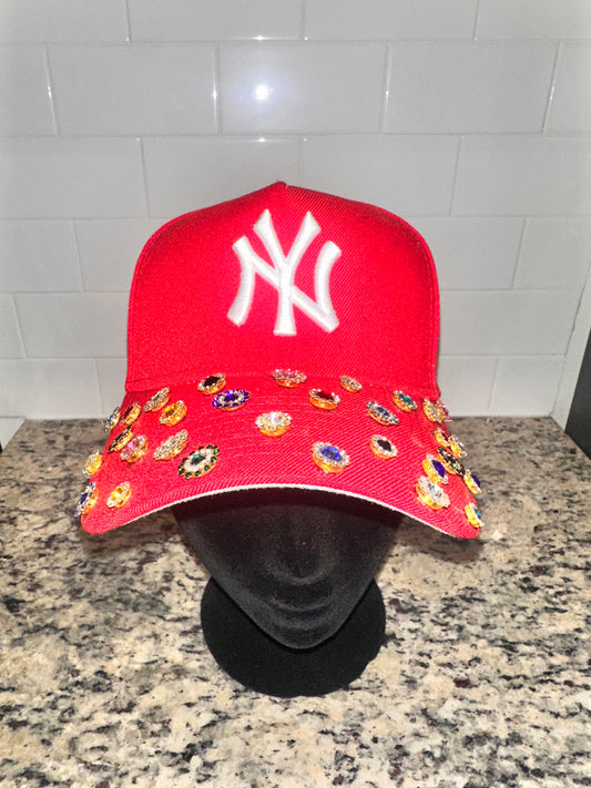 NY Rhinestone Hat